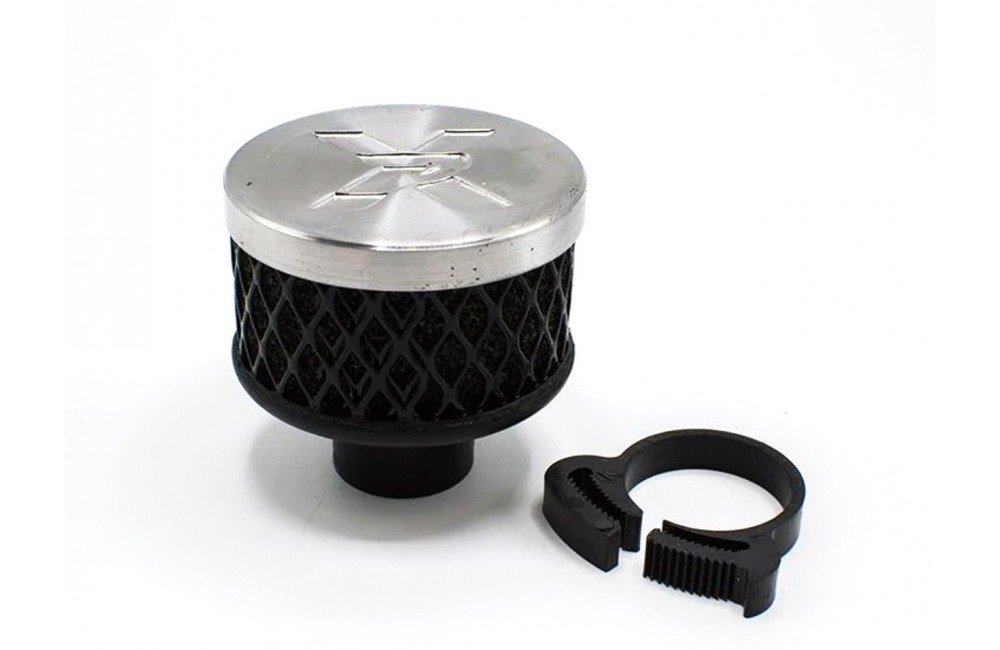 13-19mm rubber neck filter (silver)