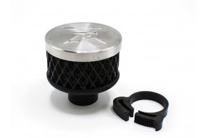 13-19mm rubber neck filter (silver)